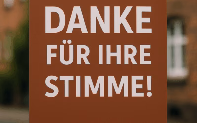 Danke für Ihre Stimme