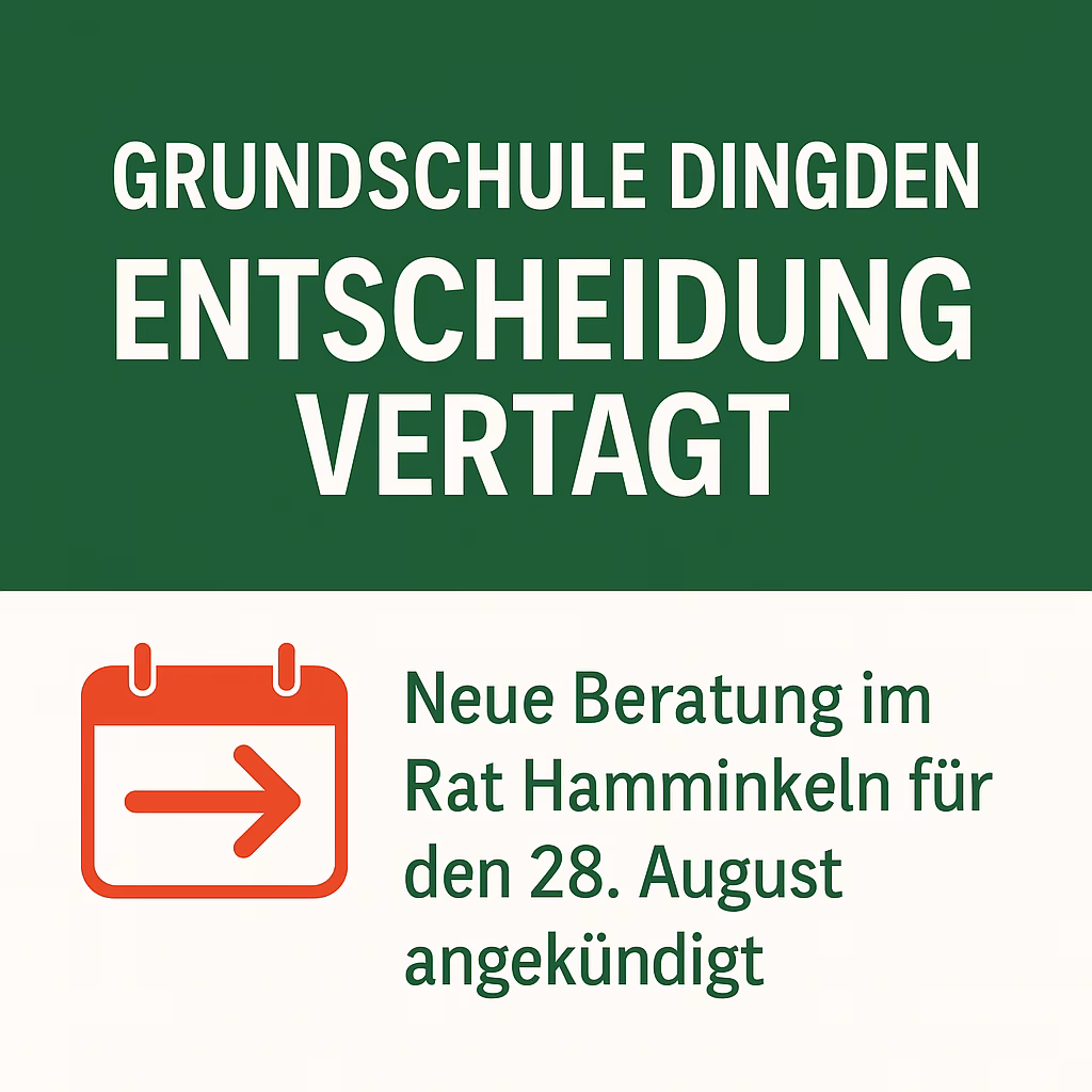 Grundschule Dingden – Entscheidung vertagt: Machbarkeitsstudien liegen vor
